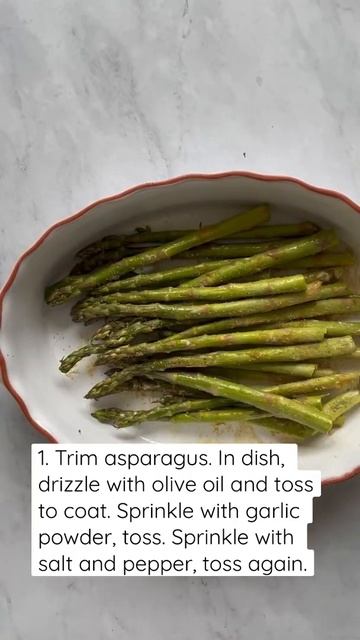 Crazy Easy Air Fryer Asparagus | Ready in 7 minutes | #shorts