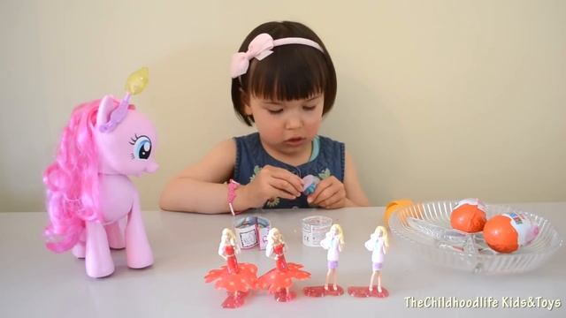 Barbie Kinder Surprise Eggs unboxing Barbie Dolls Eggs Surprise Unboxing
