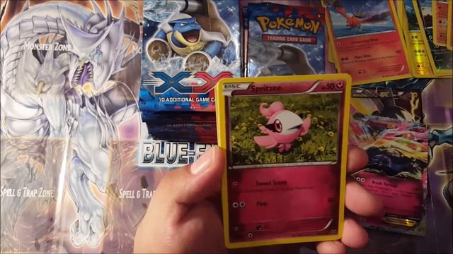 Pokemon XY base Set booster box opening! Ultra Rare EX pulled!