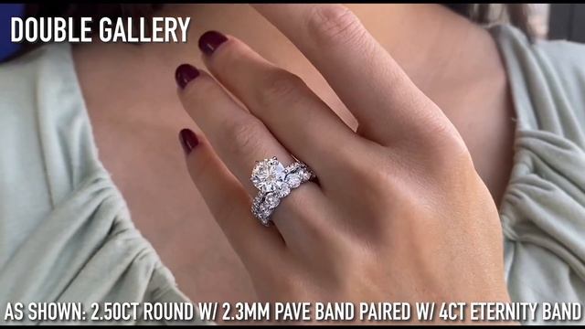 She Wanted a Unique Wedding Band | Diamonds and Blue Sapphires