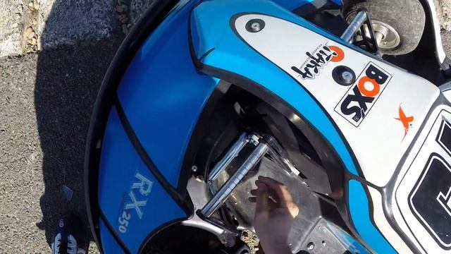 Cap karting, вылет в гравийную ловушку