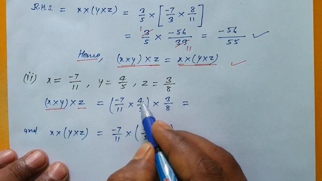 DAV class 7 maths chapter 2 worksheet 3 Q.N. 1, 2, 3 & 4