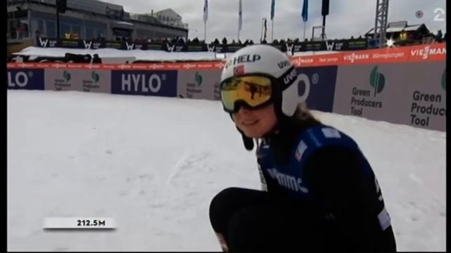 Maren Lundby 212,5m OLD WORLD RECORD Vikersund 2023
