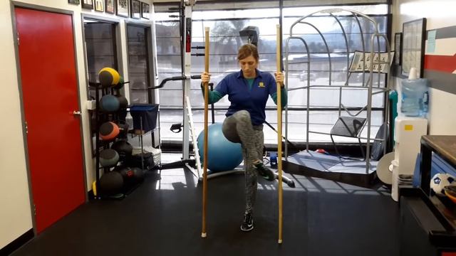 2 Stick Hip Mobilization