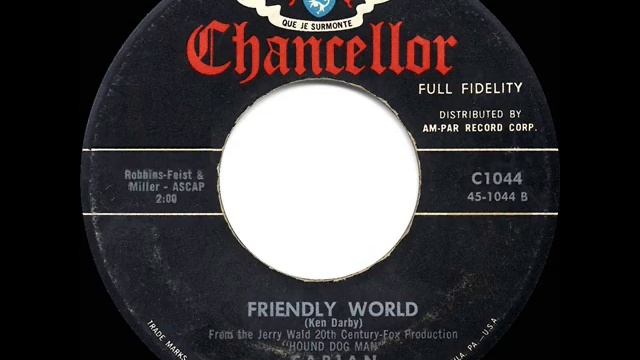 1959 HITS ARCHIVE: This Friendly World - Fabian