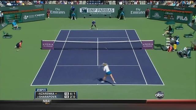 Azarenka & Sharapova, two howlers on the court. Is this even legal? :)