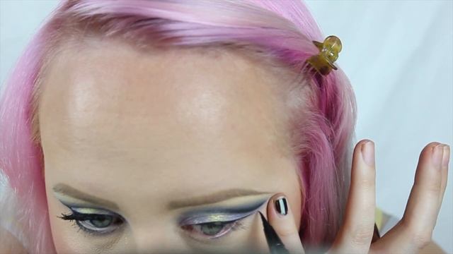 Cut crease makeup and hair braid tutorial!