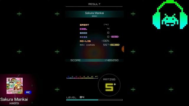 [Groove Coaster 2] Sakura Mankai (easy 3 - normal 5)