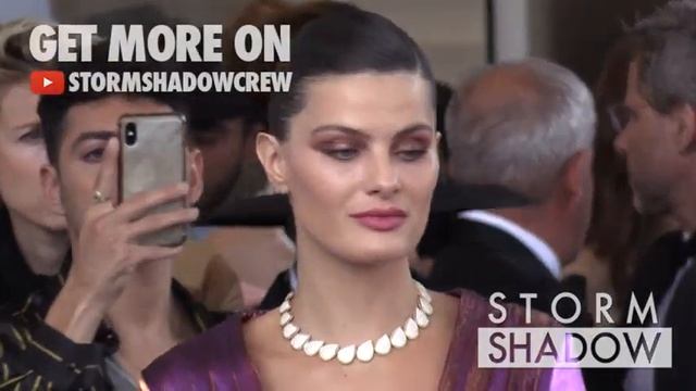 Isabeli Fontana coming out of the Martinez hotel in Cannes