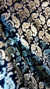 Парча-жаккард. цвет:черный/золото. Магазин тканей "EtelTex"