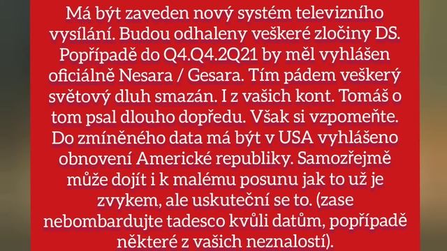 BOOM BOOM BOOM. Dnes byla konečně řečena pravda 31.3.2021