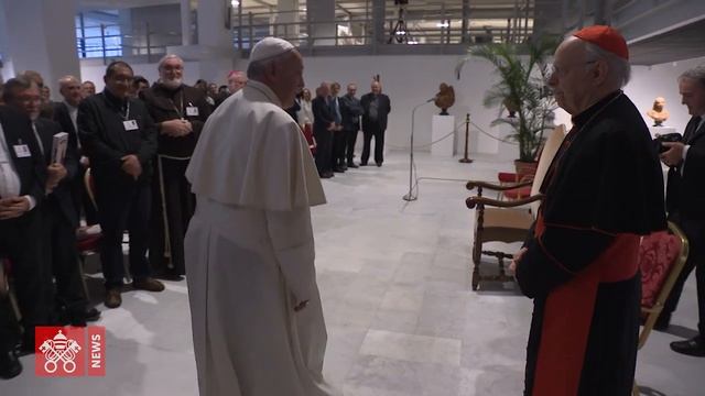 Il Papa inaugura il nuovo allestimento del Museo Etnologico 2019.10.18