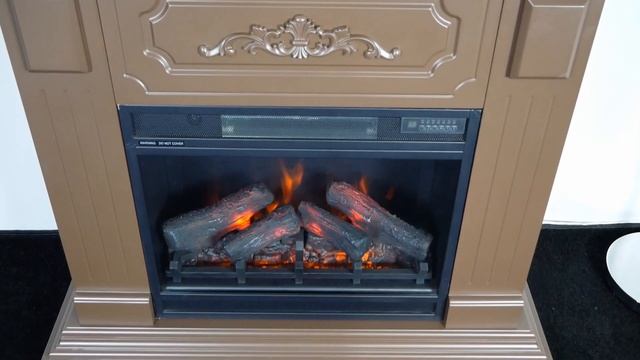 AFLAMO - electric fireplace - Rivia walnut