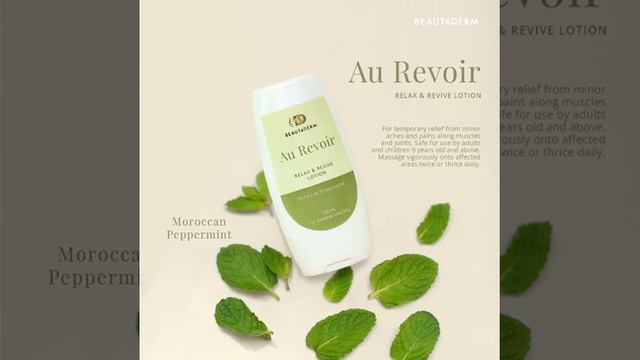 AU REVOIR LOTION ( Morrocan Peppermint