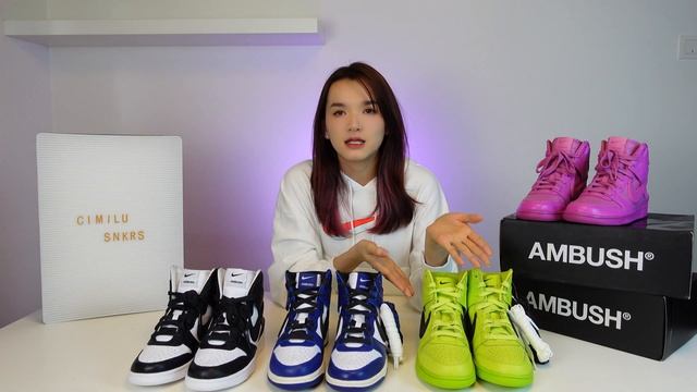 【UNBOXING】AMBUSH x NIKE DUNK HIGH FLASH LIME 🍋 | 我收集完全部四双AMBUSH DUNK HIGH啦！超劲 😍😍