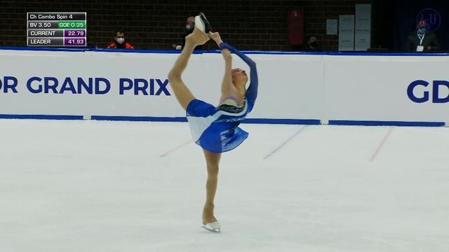 Selina KANEDA LTU | WOMEN SHORT PROGRAM | Gdansk 2021 #JGPFigure