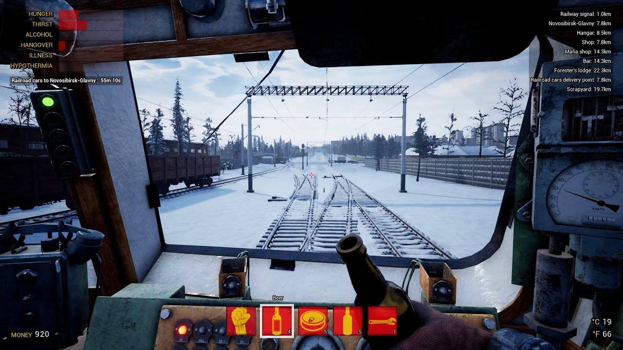 Управляем поездом играем от лица машиниста Trans-Siberian Railway Simulator