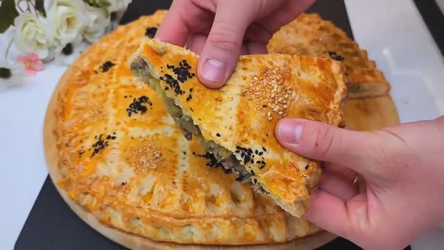 Мой _ХОДОВОЙ_ пирог на каждый день! Бьёт все рекорды по скорости приготовления.