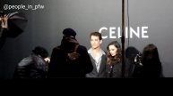 Miles Teller and Keleigh Sperry - Celine Fall/Winter fashion show - 28.02.2020