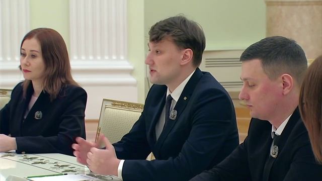 Беседа с лауреатами премии Президента