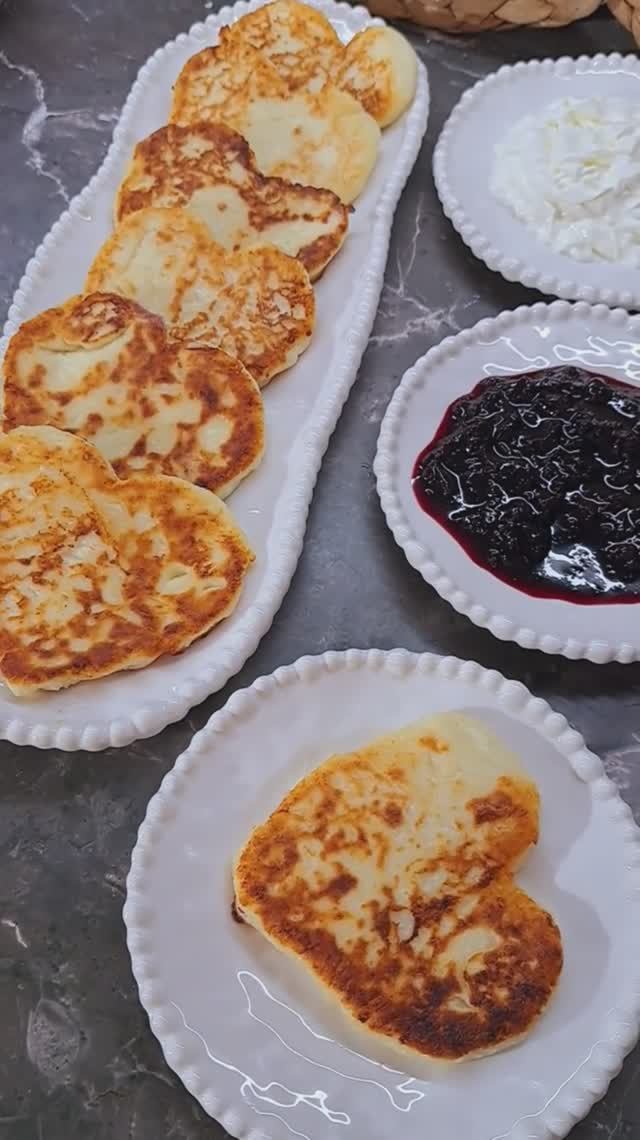 Сырники-сердечки!!! Вкуснотища!!!💖💖💖