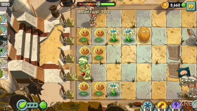 plants vs zombies 2 прохождение (без комментариев) #1