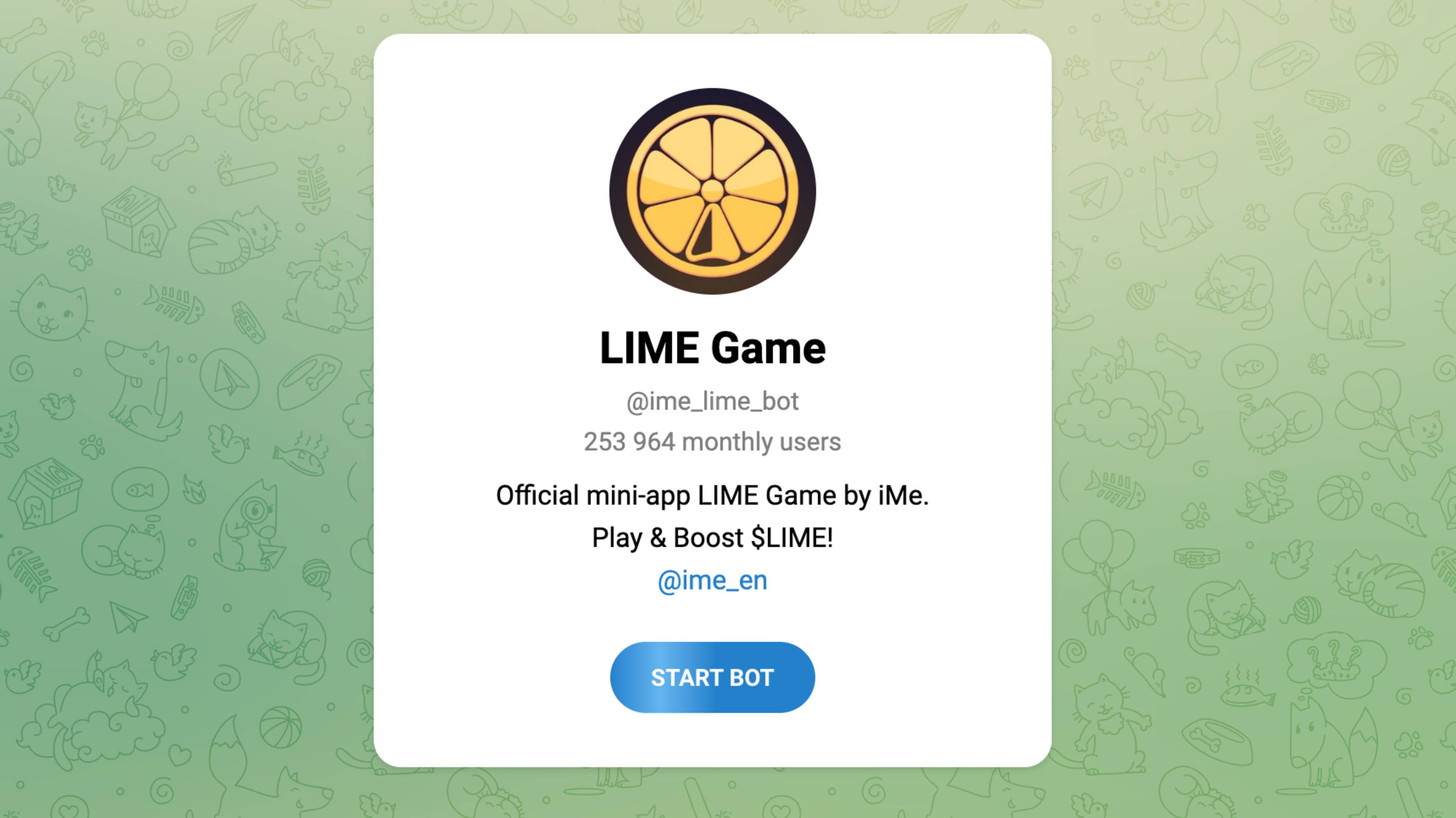 Lime Game Bot - Отзывы и проверка бота в телеграм | Как играть| Вывод средств