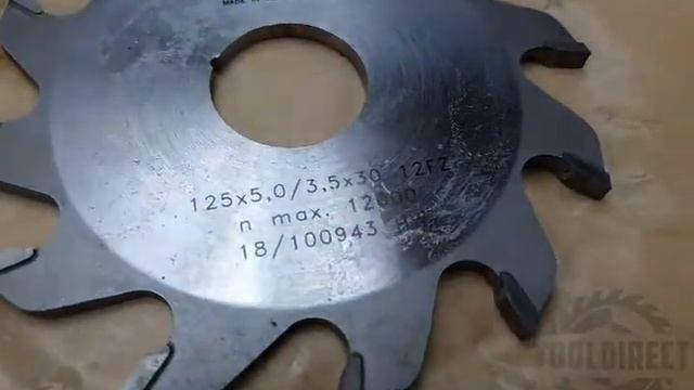 Диск пильный пазовой разновидности  фирмы «PILANA» для работ по древесине, ДСП, МДФ и фанере тв/сп