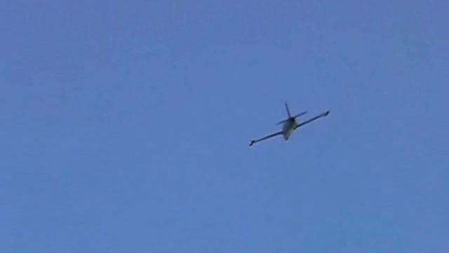 Turbine powered RC Aermacchi model airplane