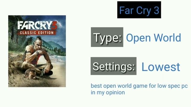 Top 5 best open world games for low specs pc
