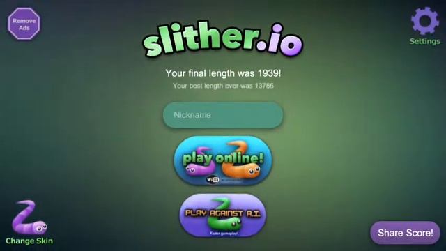 Слишком мало очков!? Амир в Slither.io #4
