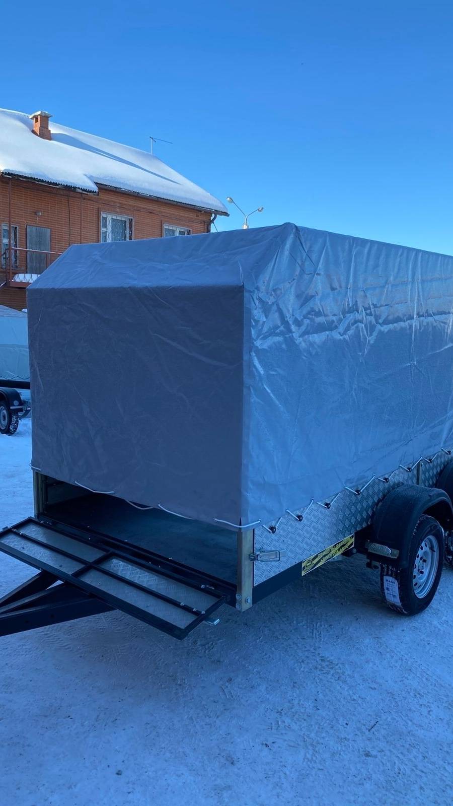 Обзор на прицеп Аляска Фермер (алюм. борт) от Красноярского завода