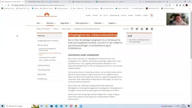 Arbejdsgivernes Uddannelsesbidrag прислали мені листа про мою освіту - що це означає?