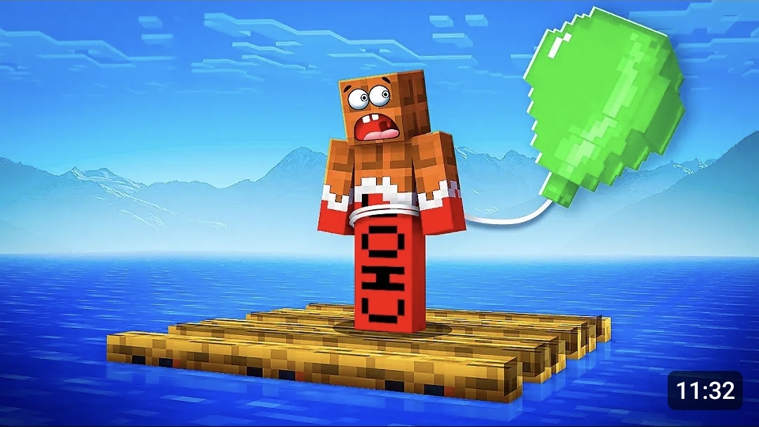 ВОТ КУДА МЕНЯ УНЁС ВОЗДУШНЫЙ ШАР В МАЙНКРАФТ! 🎈😱