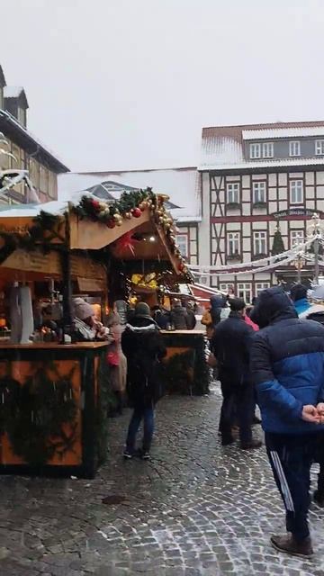 Die Krippe auf dem Weihnachtsmarkt von Wernigerode 2022