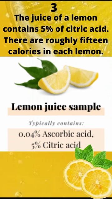 05 Juicy Facts About Lemons #shorts #youtubeshorts #viral