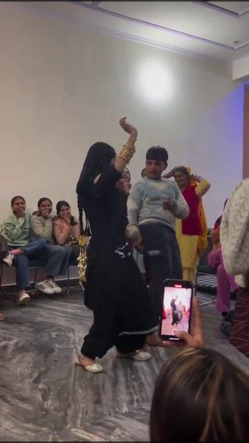 Family Dance Competition Between Young Girls And Boy's