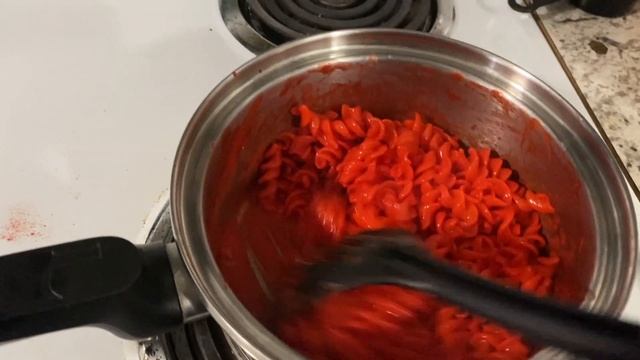 Cooking with Chef Lili - Cheetos Mac & Cheese (Flamin' Hot) Taste Test!! (Ep1)