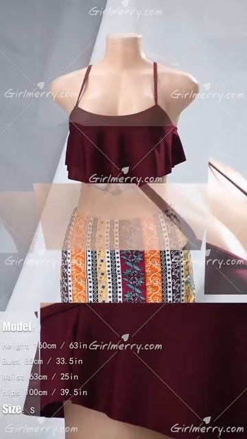 Three colors padded adjustable straps high waist drawstring sexy three-piece swimsuit BA002049