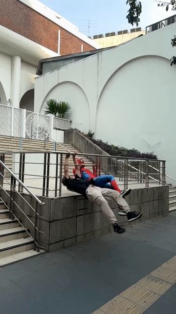 This is parkour @sonicvova #spiderman