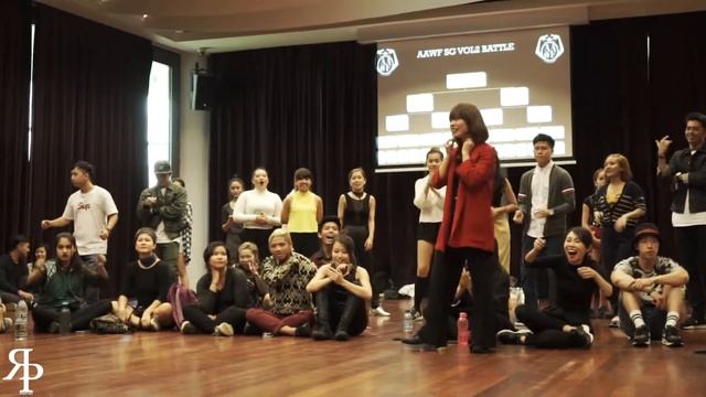 Melissa "Cat Lady" vs Tina Wang | Top16 | All Asia Waacking Festival SG Vol 2 | RPProductions