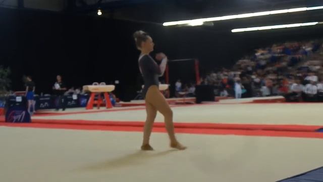 Nina Monaco (2002) - finale sol - Championnat de France 2018