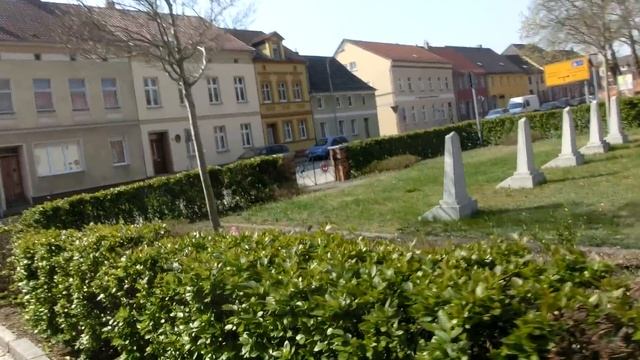 Jüterbog.От центра до автовокзала 7.04.2019