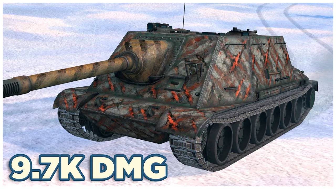 WZ-113G FT  9.7К УРОНА  6 ФРАГОВ  Tanks blitz
