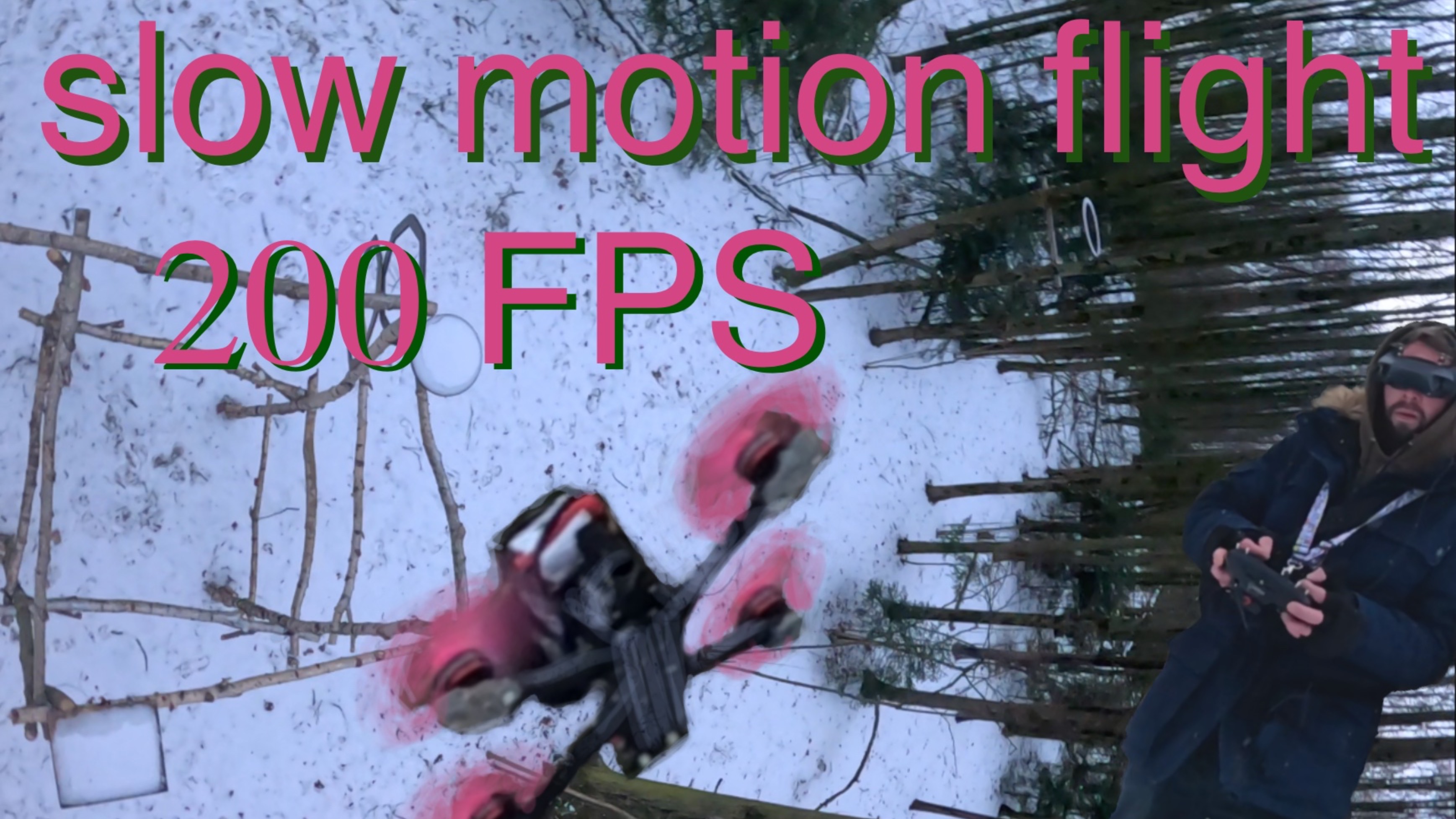 🤪My first #GoPro12 200 #FPS #SLOW MOTION 1/8 speed real time in #fpv #flight #freestyle park