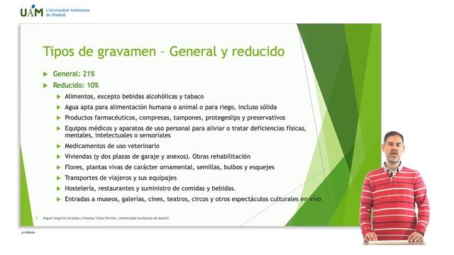 Sistema Fiscal - IVA - 04 Tipos de gravamen