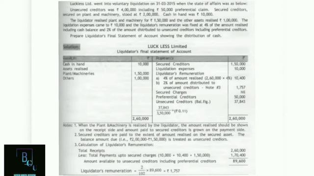 BCU | 4-SEM | ADV CORPORATE ACC| BCOM | SUM-1 | cbcs syllabus.