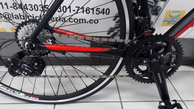 Bicicleta de ruta en aluminio On trail counter ergopower de shimano claris de 8 vel