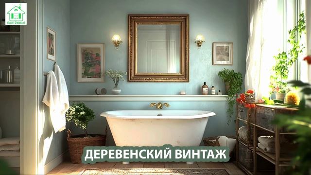 Деревенский интерьер в стиле Винтаж и фото идеи для оформления (18)