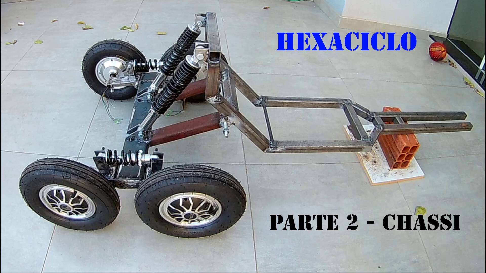 Электрический гексоцикл (Шасси + Задняя подвеска) - часть 2